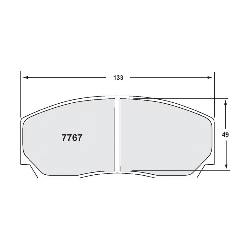 Endurance compound with less wear. Race brake pads - Aston Martin / BMW GT3
Marcos / Noble / Porsche
Radical / Renault / Subaru / TVR